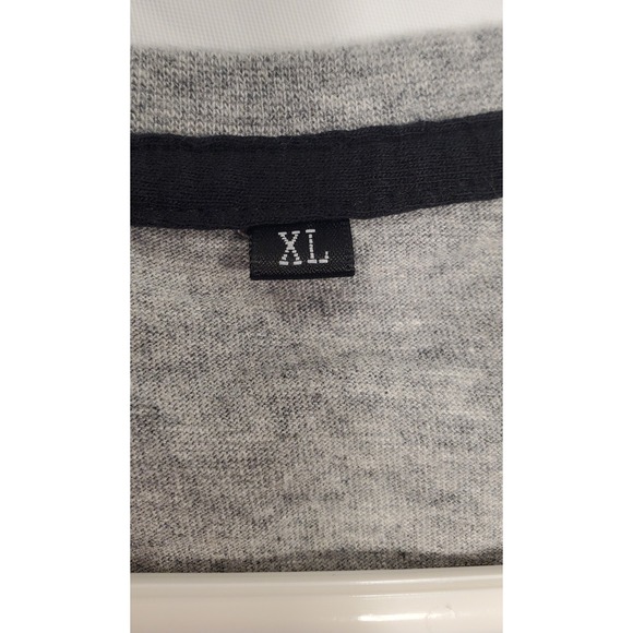 MTX Audio American Flag V Neck T Shirt Gray XL Mens Womens Graphic Tee - Picture 4 of 7